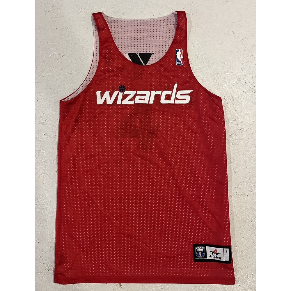 Alleson Athletic NBA Wizards Reversible Jersey Mens Size Small Black #4 YMCA‎